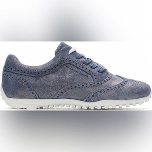 Women’s DUCA DEL COSMA Rhapsody navy sparkling Spikeless golf shoes- Size US 7